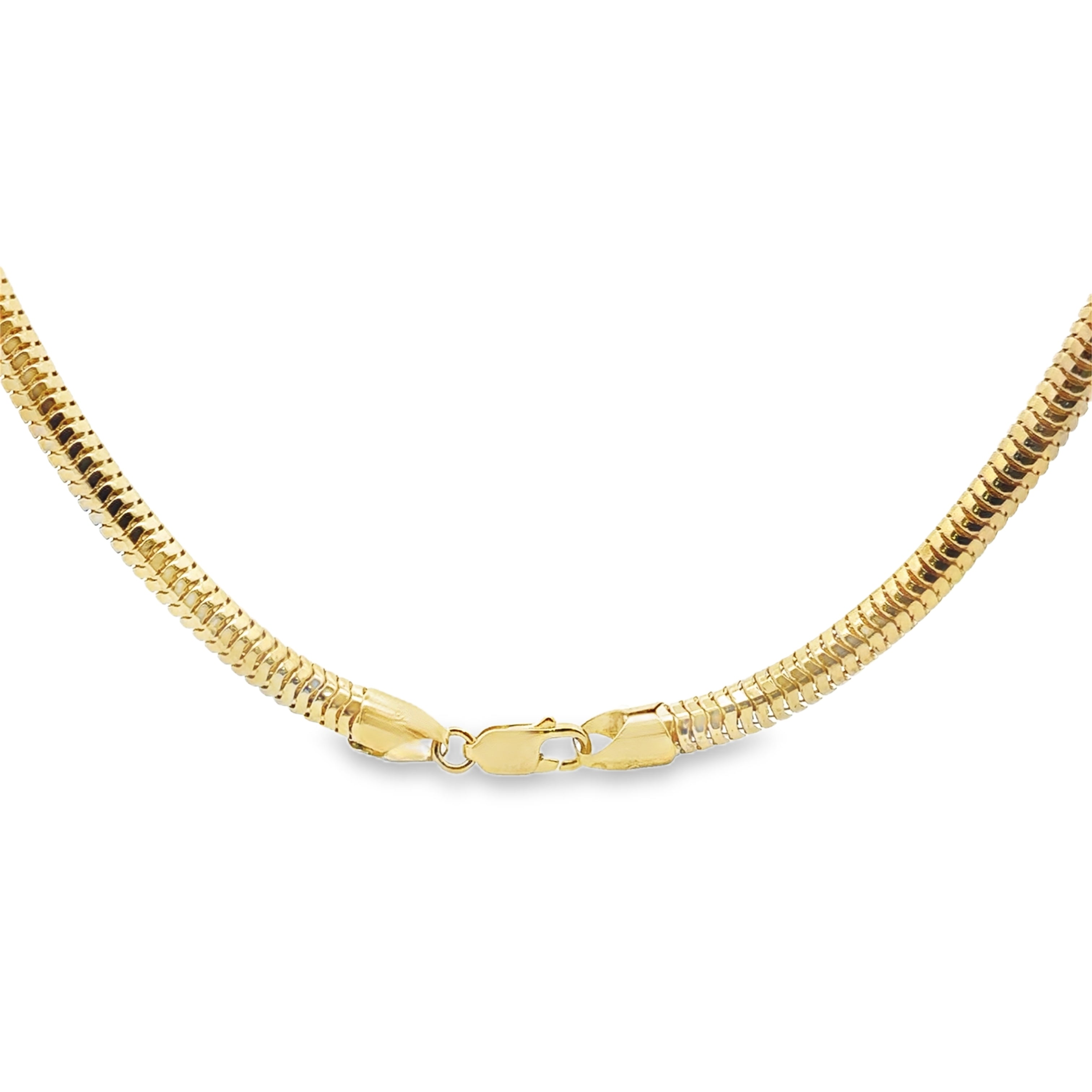 Estate Collection: 10K Yellow Gold 22" Round Snake Chain