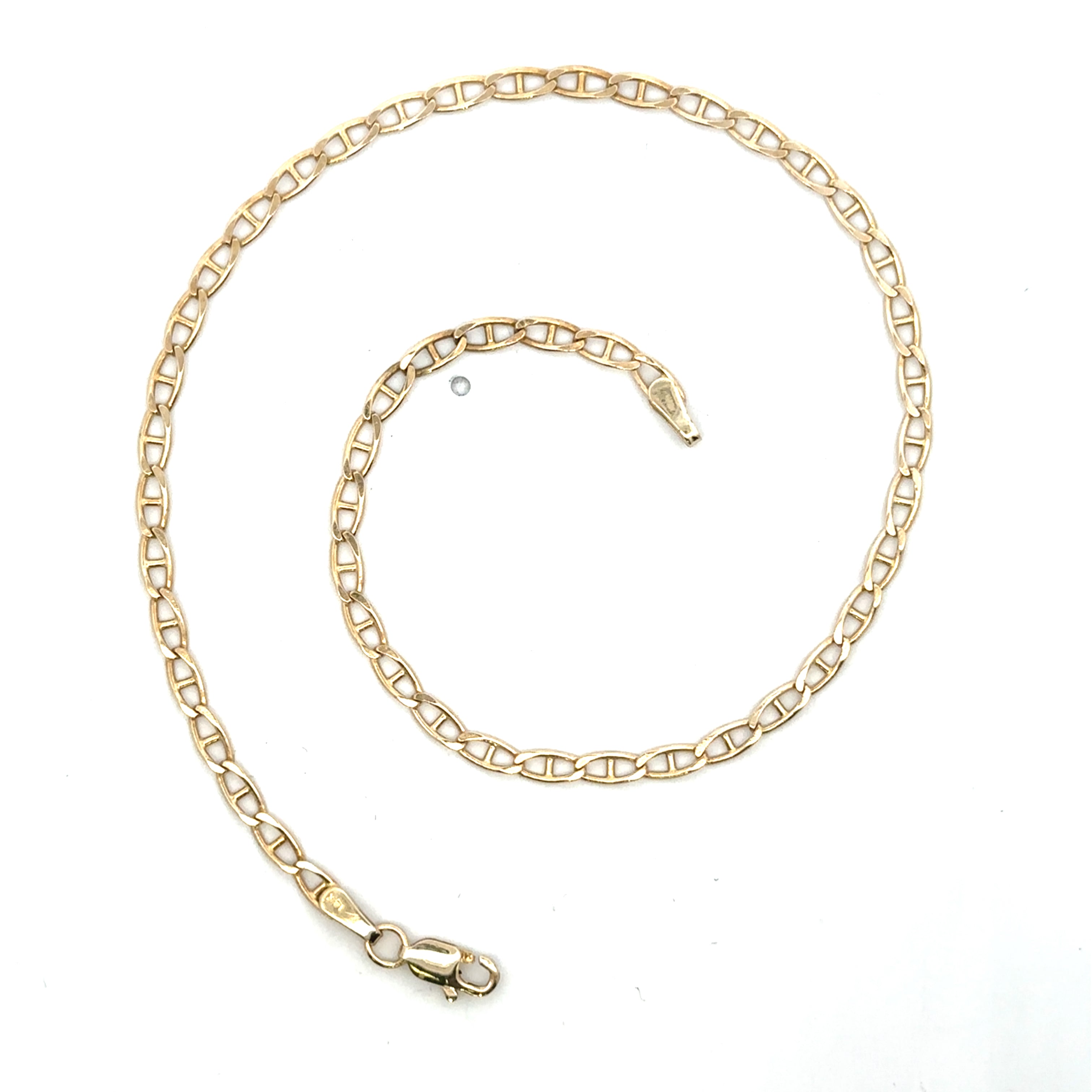 Estate Collection: 18K Yellow Gold Solid 26" Cable Chain