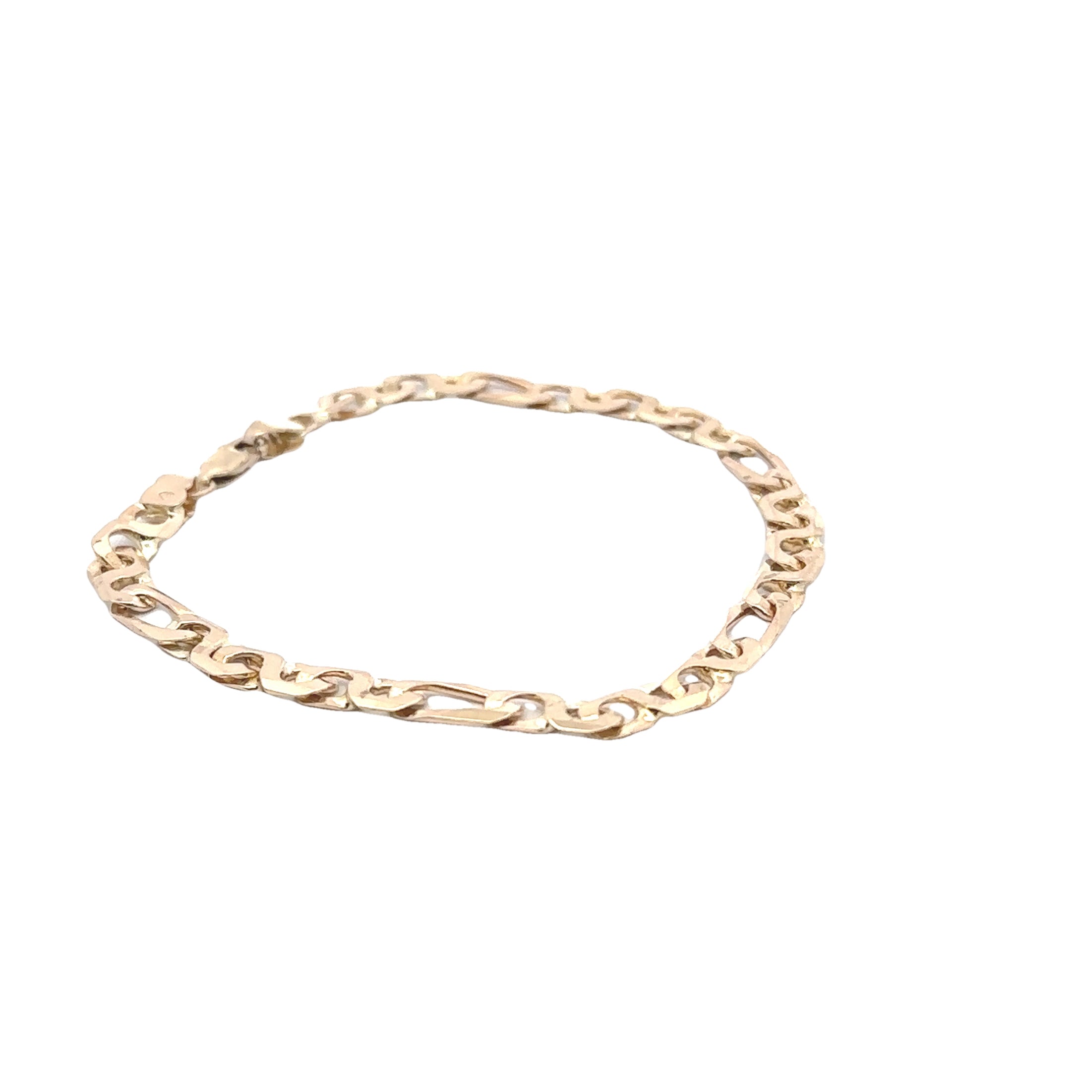 Estate Collection: 14K Yellow Gold Fancy Link Bracelet