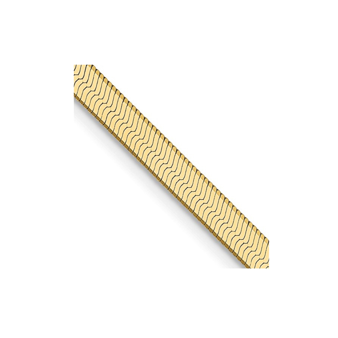 Estate Collection: 14K 2.5MM 20" Herringbone Chain