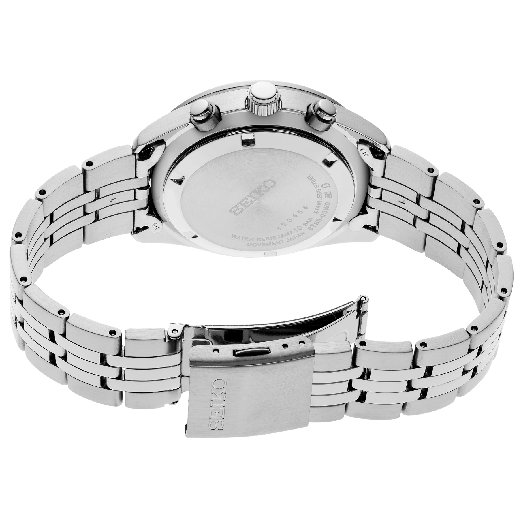 Seiko watch on transparent background