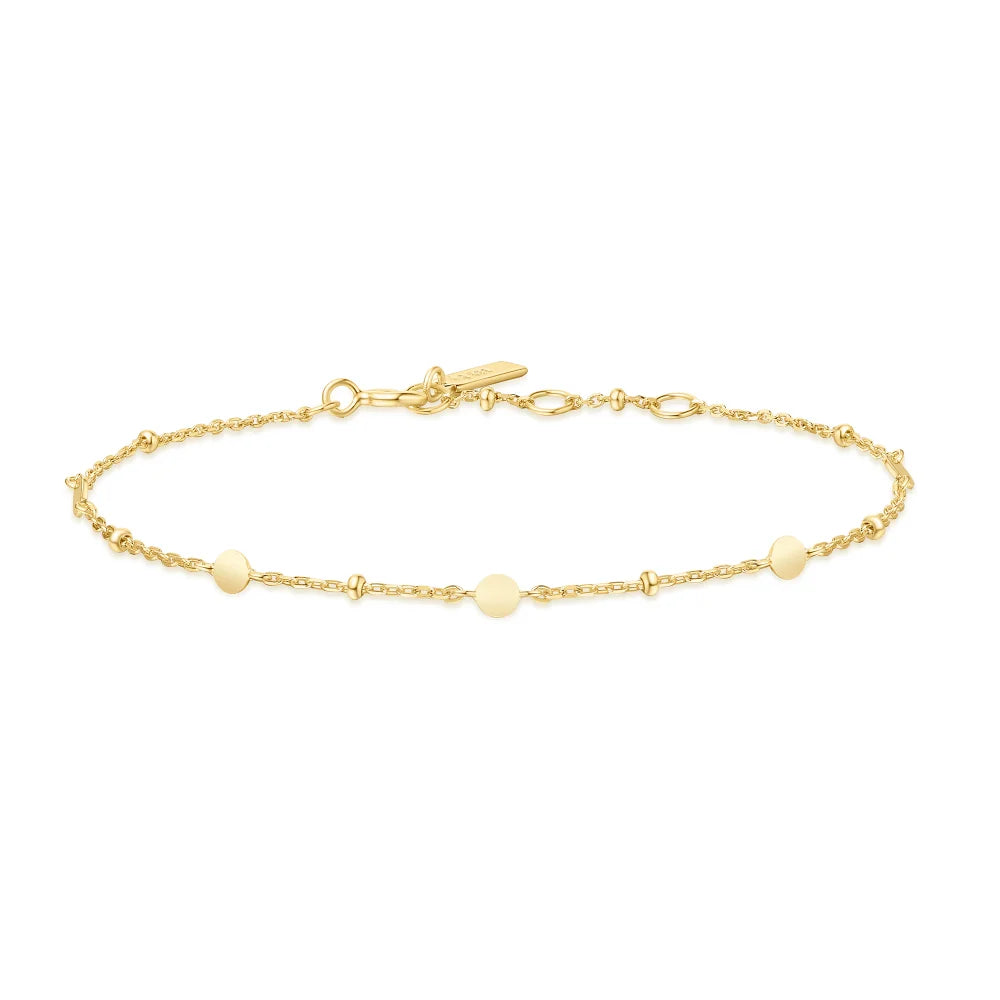 Ania Haie Gold-Plated Disc Station Bracelet