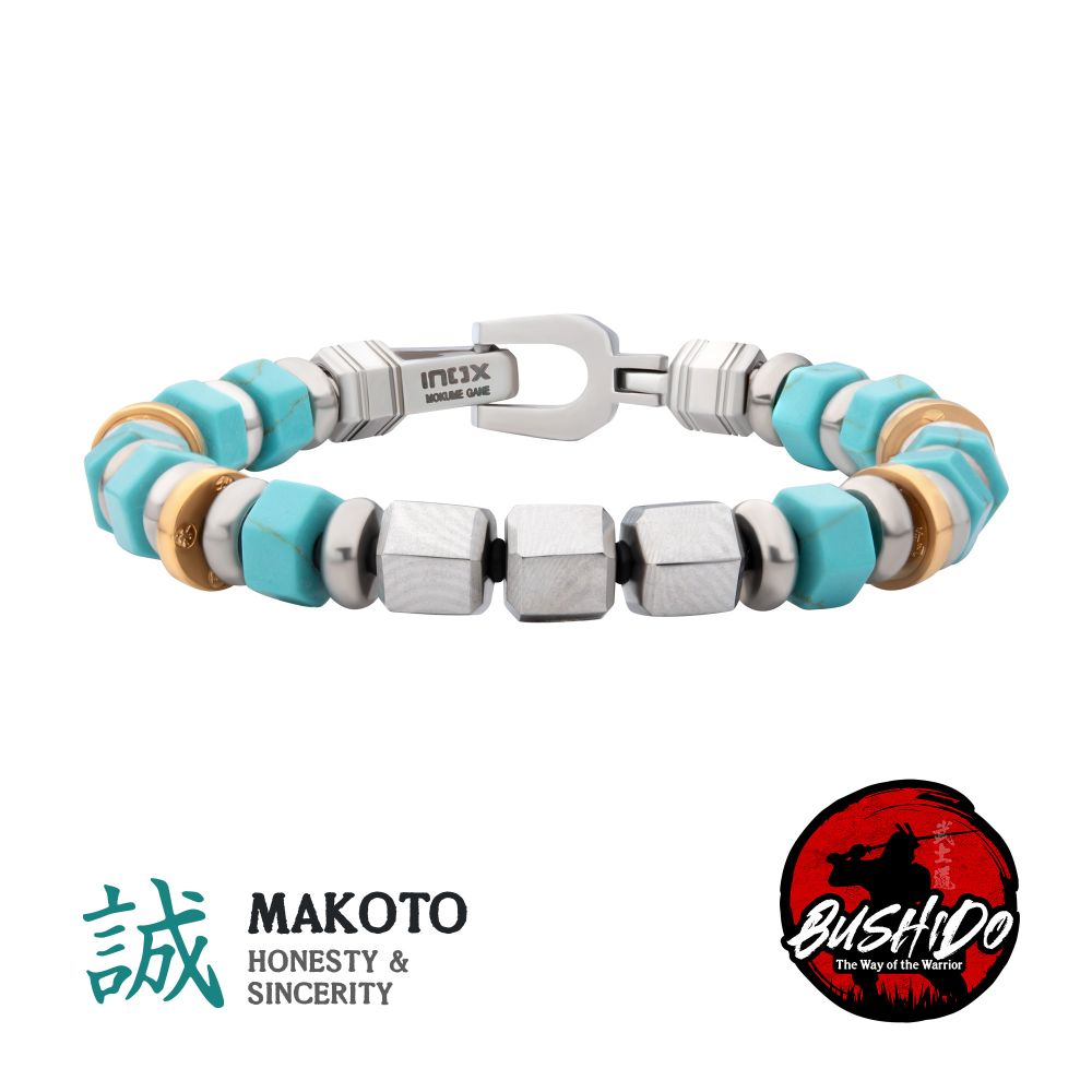 INOX Bushido Virtue Bracelet - Makoto: Honesty & Sincerity