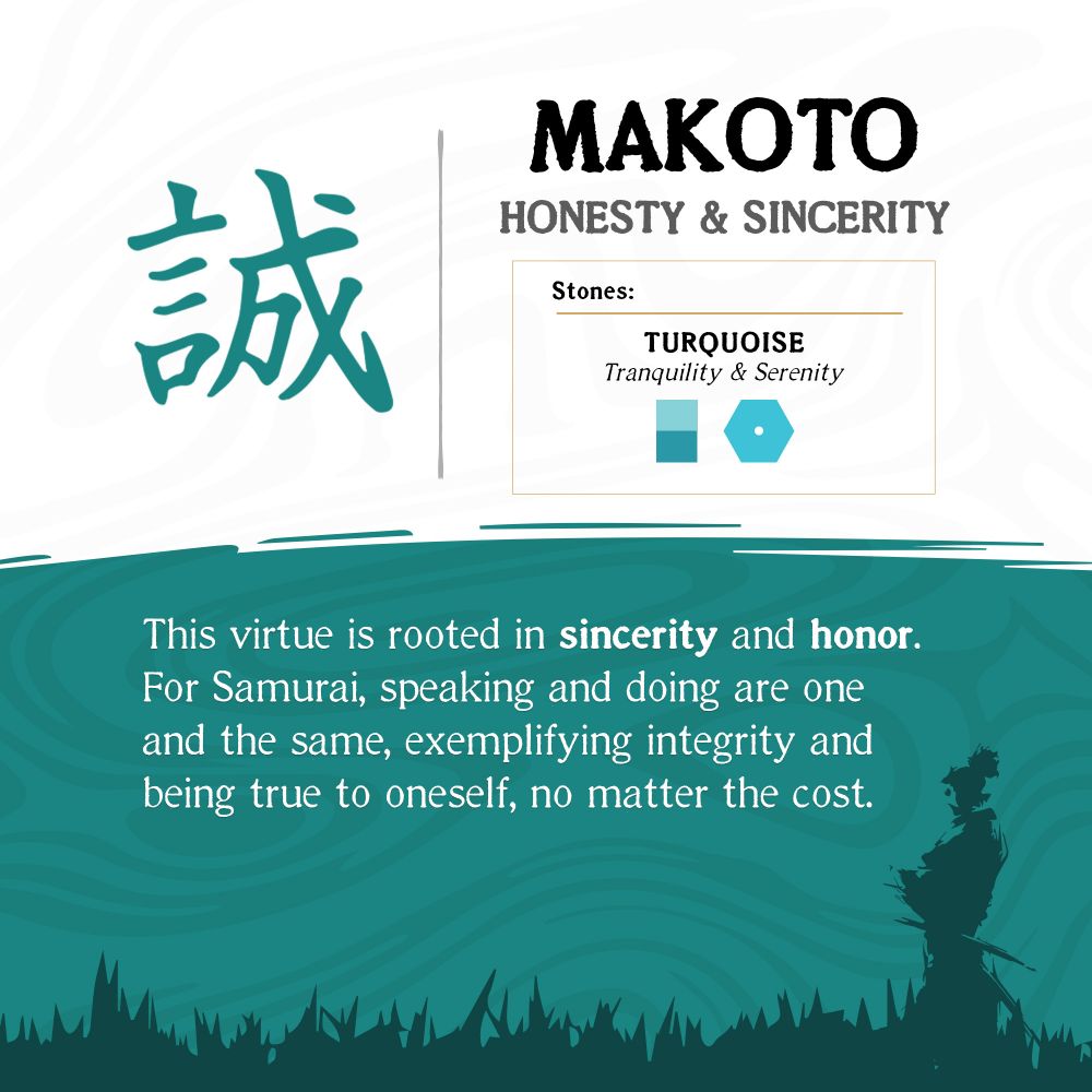 INOX Bushido Virtue Bracelet - Makoto: Honesty & Sincerity