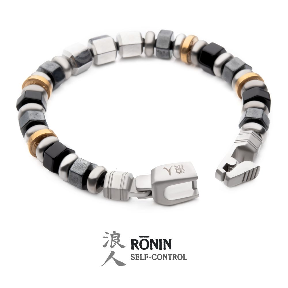 INOX Bushido Virtue Bracelet - Rōnin: Self-Control