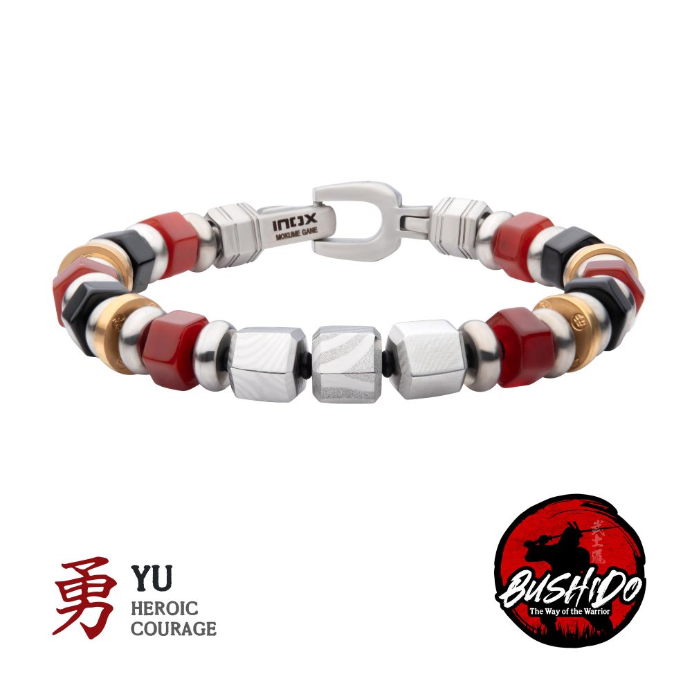INOX Bushido Virtue Bracelet - Yu: Heroic Courage