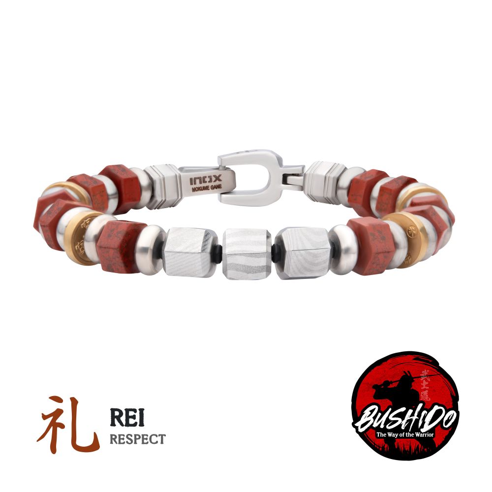 INOX Bushido Virtue Bracelet - Rei: Respect