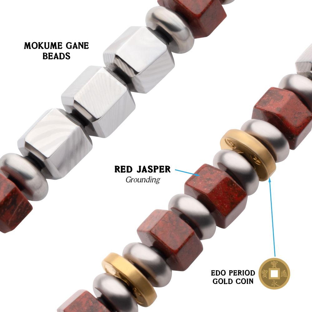 INOX Bushido Virtue Bracelet - Rei: Respect