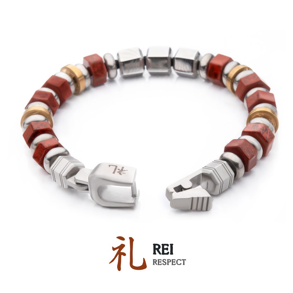 INOX Bushido Virtue Bracelet - Rei: Respect