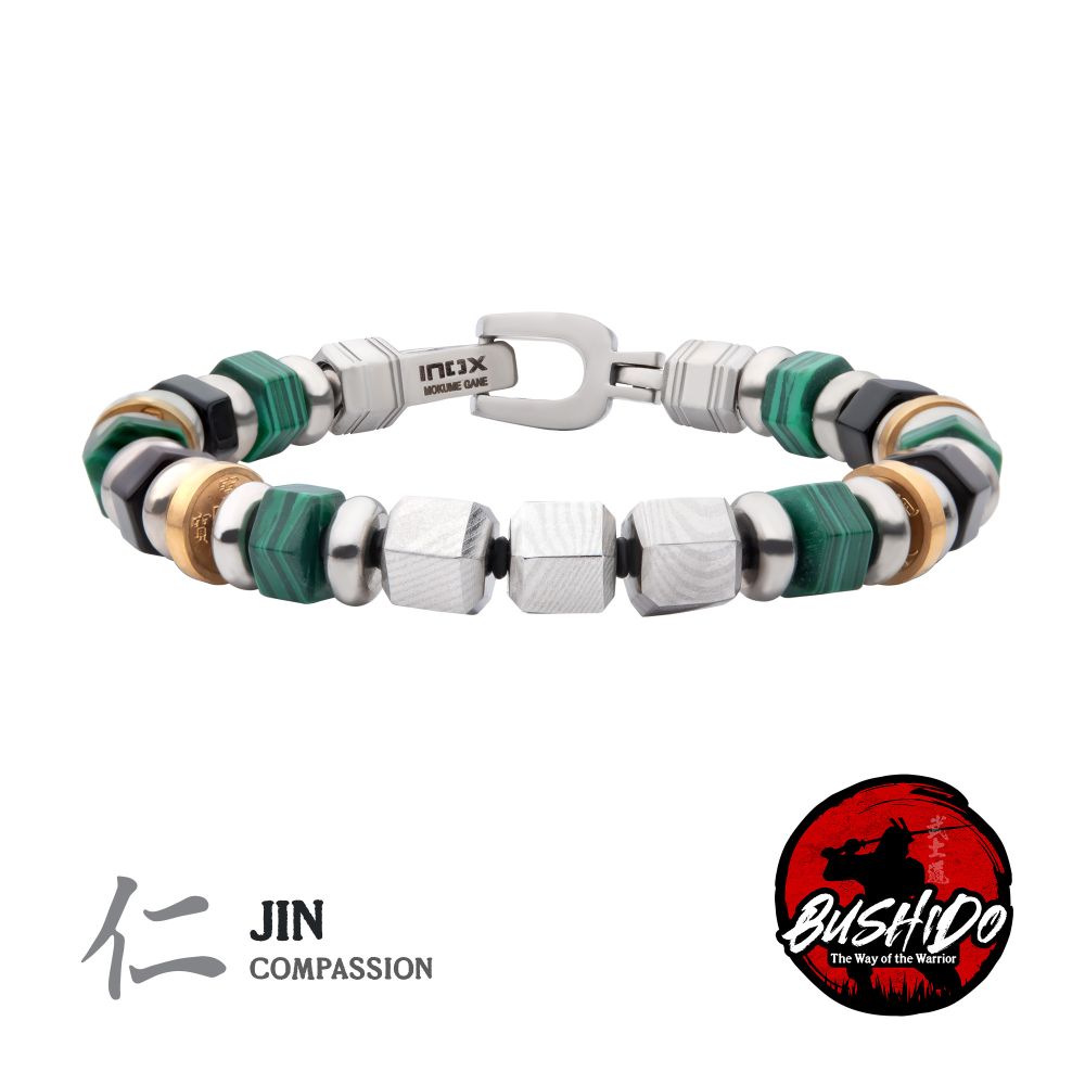 INOX Bushido Virtue Bracelet - Jin: Compassion