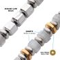 INOX Bushido Virtue Bracelet - Chugi: Loyalty and Duty