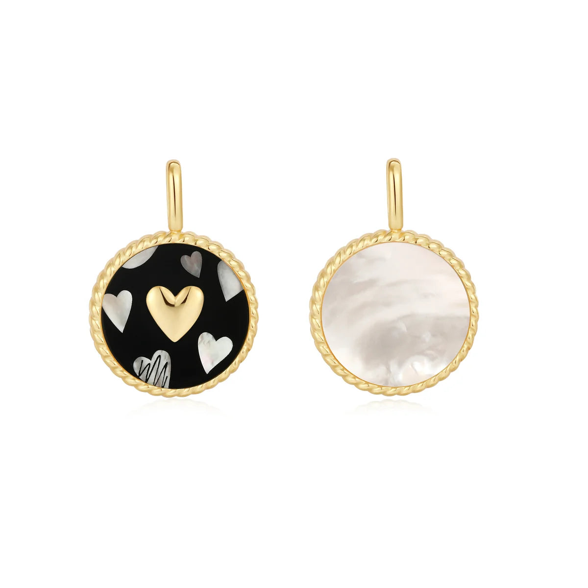 Ania Haie Gold Enamel And Malachite Charm