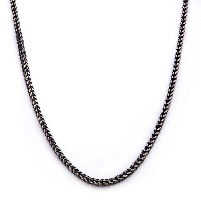 INOX Stainless Steel 20" Oxidized Franko Chain