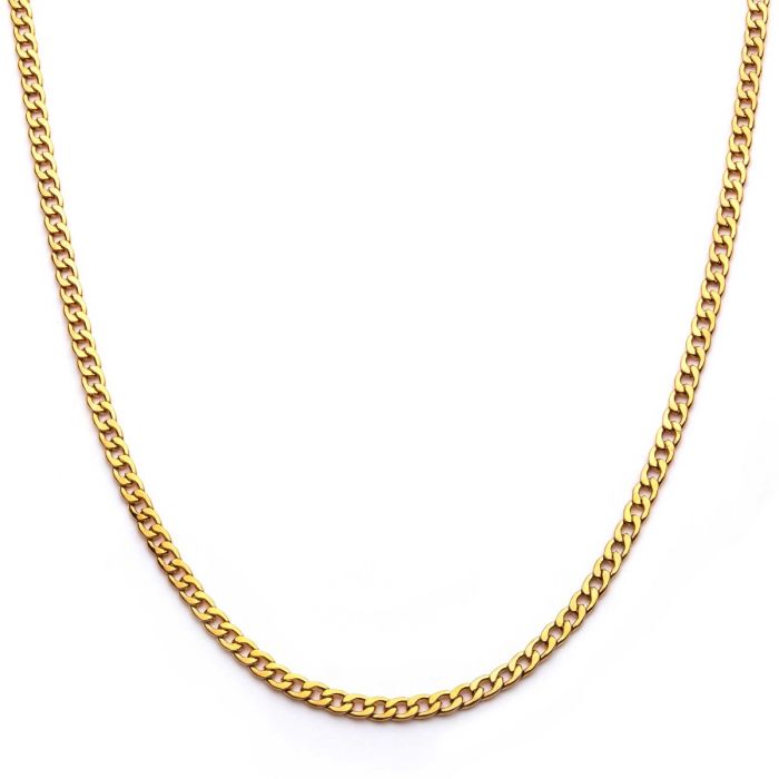 Full picture INOX Stainless Steel Gold Plated Curb Link Chain