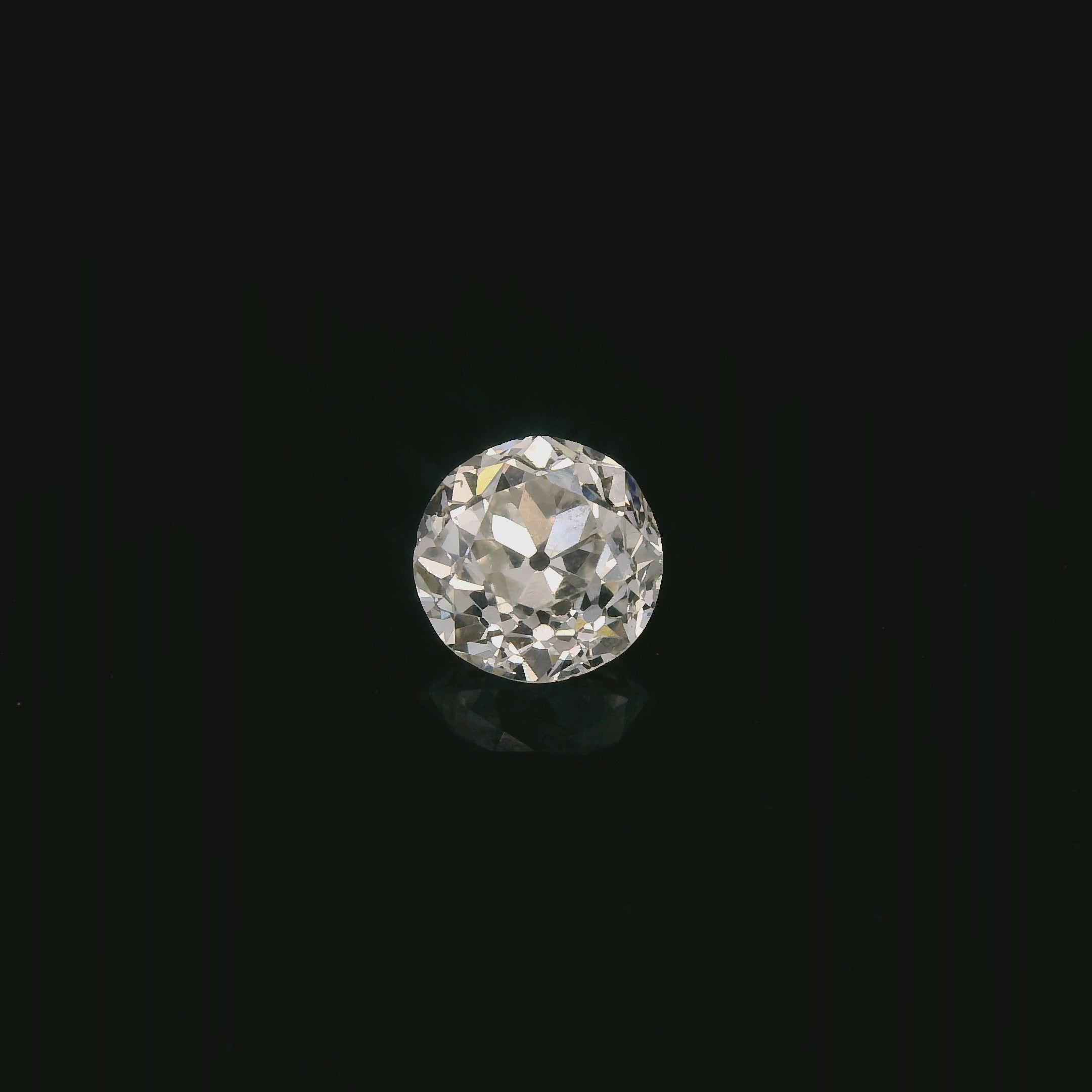 Video of 0.80CT. Loose Round European Cut Natural Diamond
