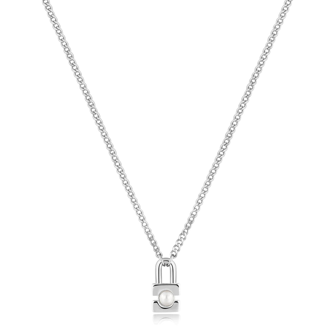 Sterling Silver Pearl lock