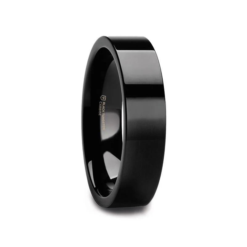 Thorsten "MORPHEUS" 8MM Flat Black Tungsten Band