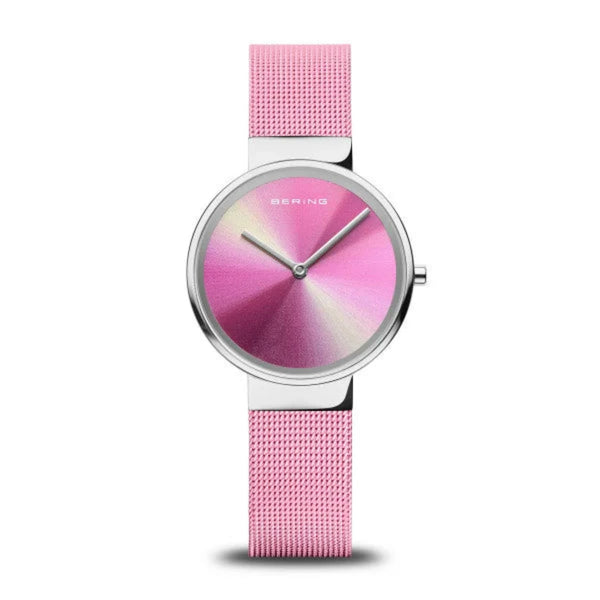 Bering Classic Aurora Polished Silver Watch