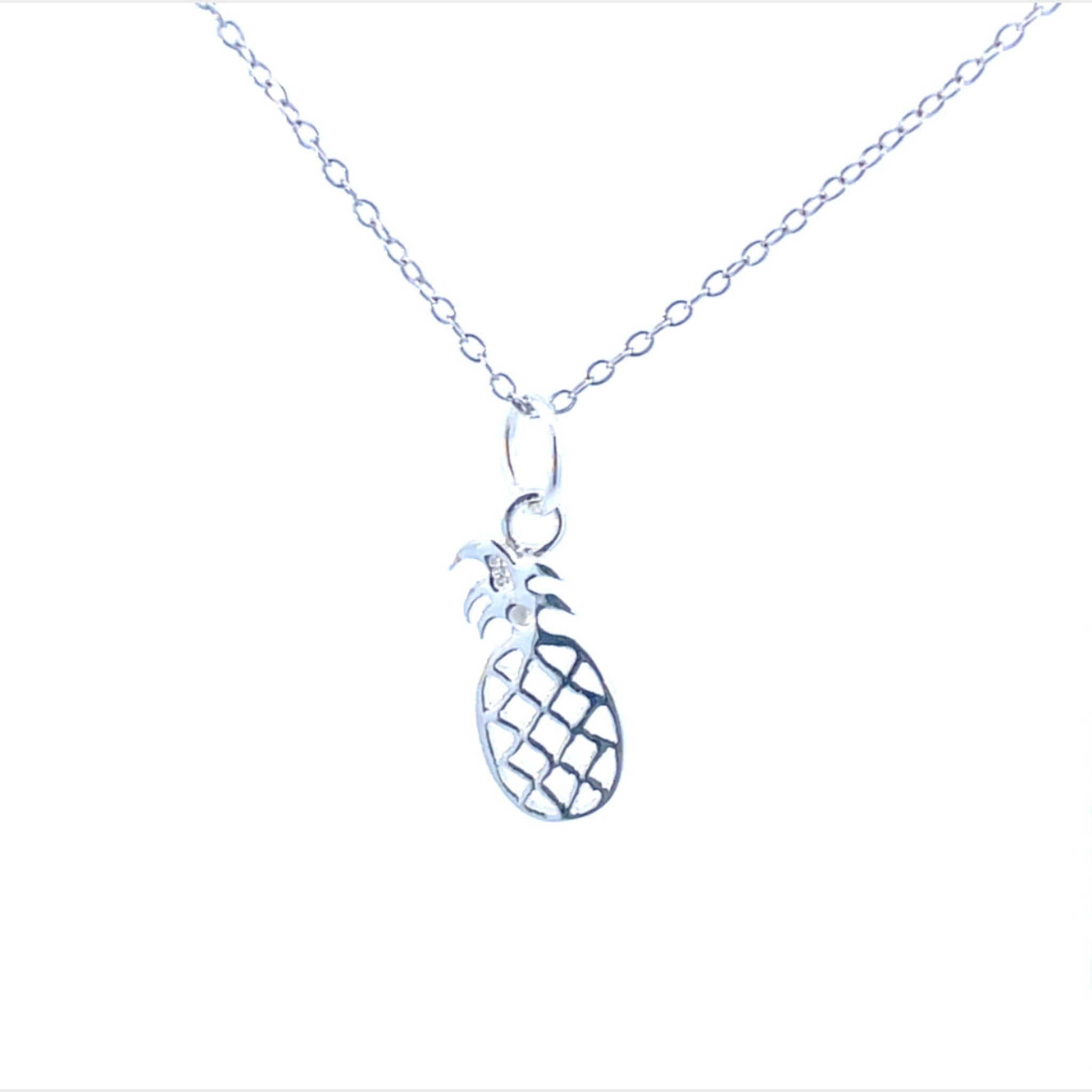 Sterling Silver Pineapple Pendant