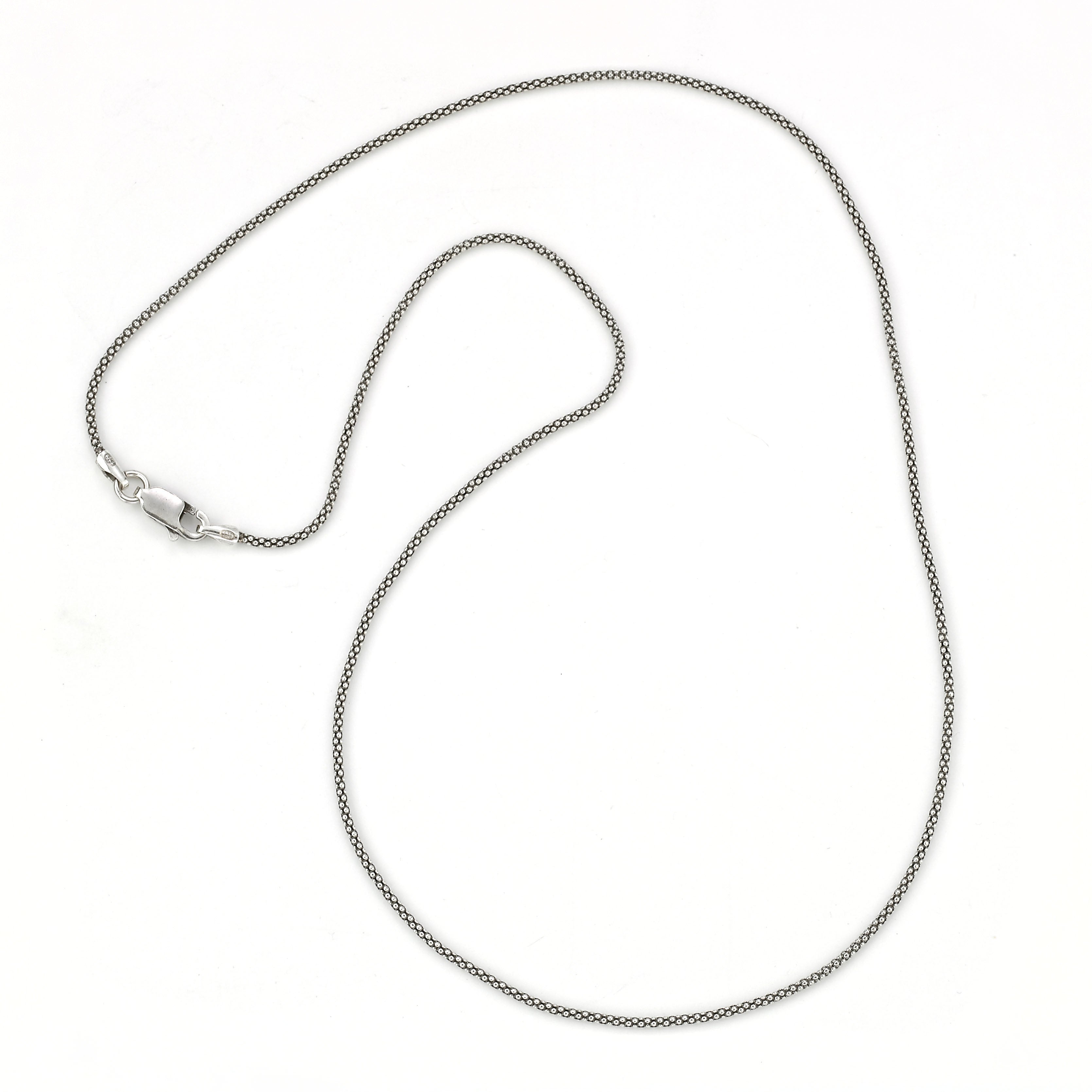 Samuel B. 20" Oxidized Popcorn Chain