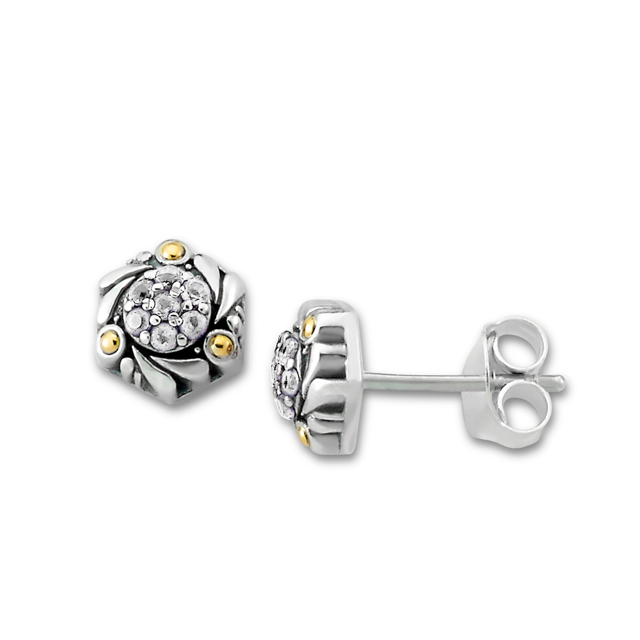 Samuel B. White Topaz "Wave" Earrings