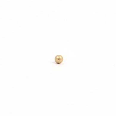 14K Yellow Gold 3MM Ball Piercing Studs