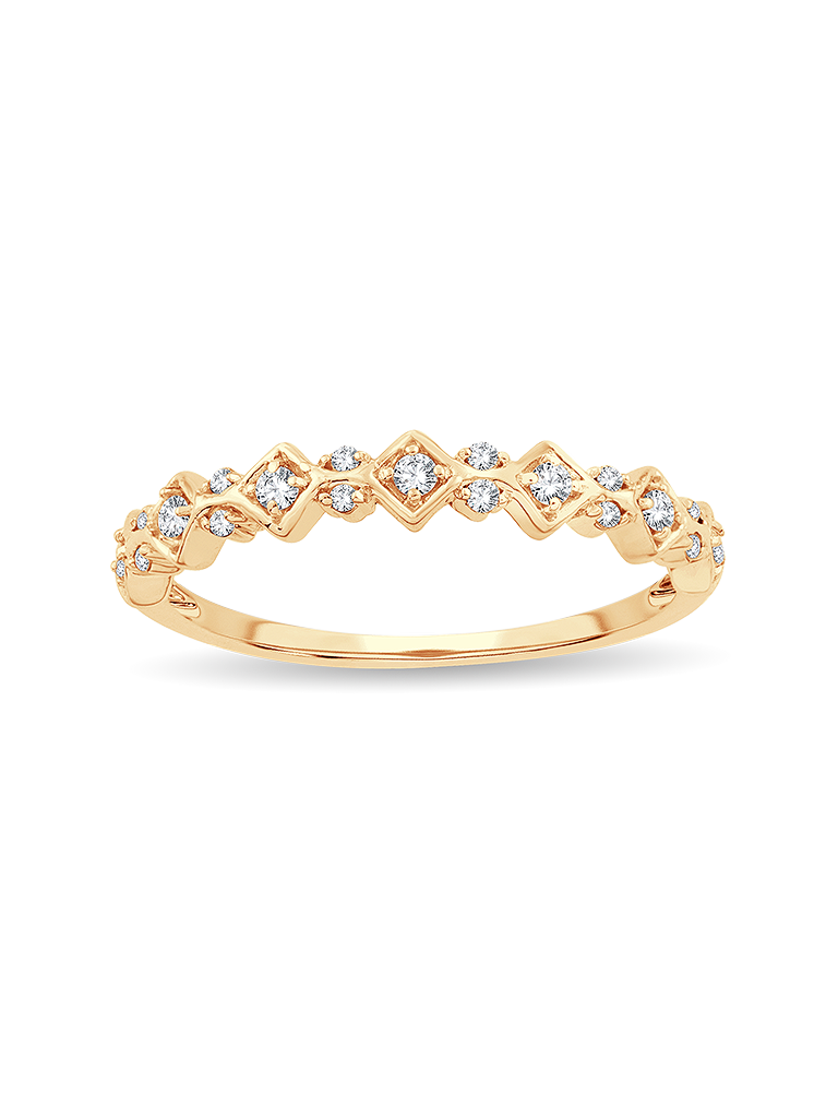 14K Yellow Gold Stackable Ring