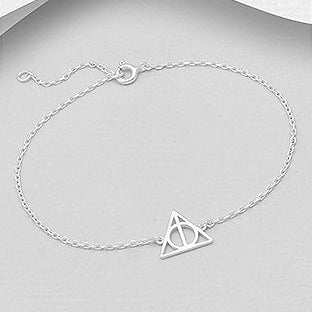 Sterling Silver Harry Potter & the Deathly Hallows Bracelet
