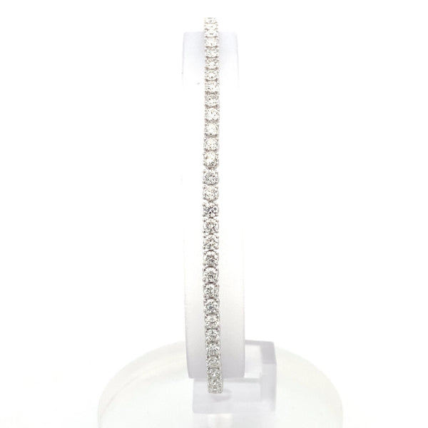 14K White Gold 4CT. Lab-Grown Diamond Tennis Bracelet