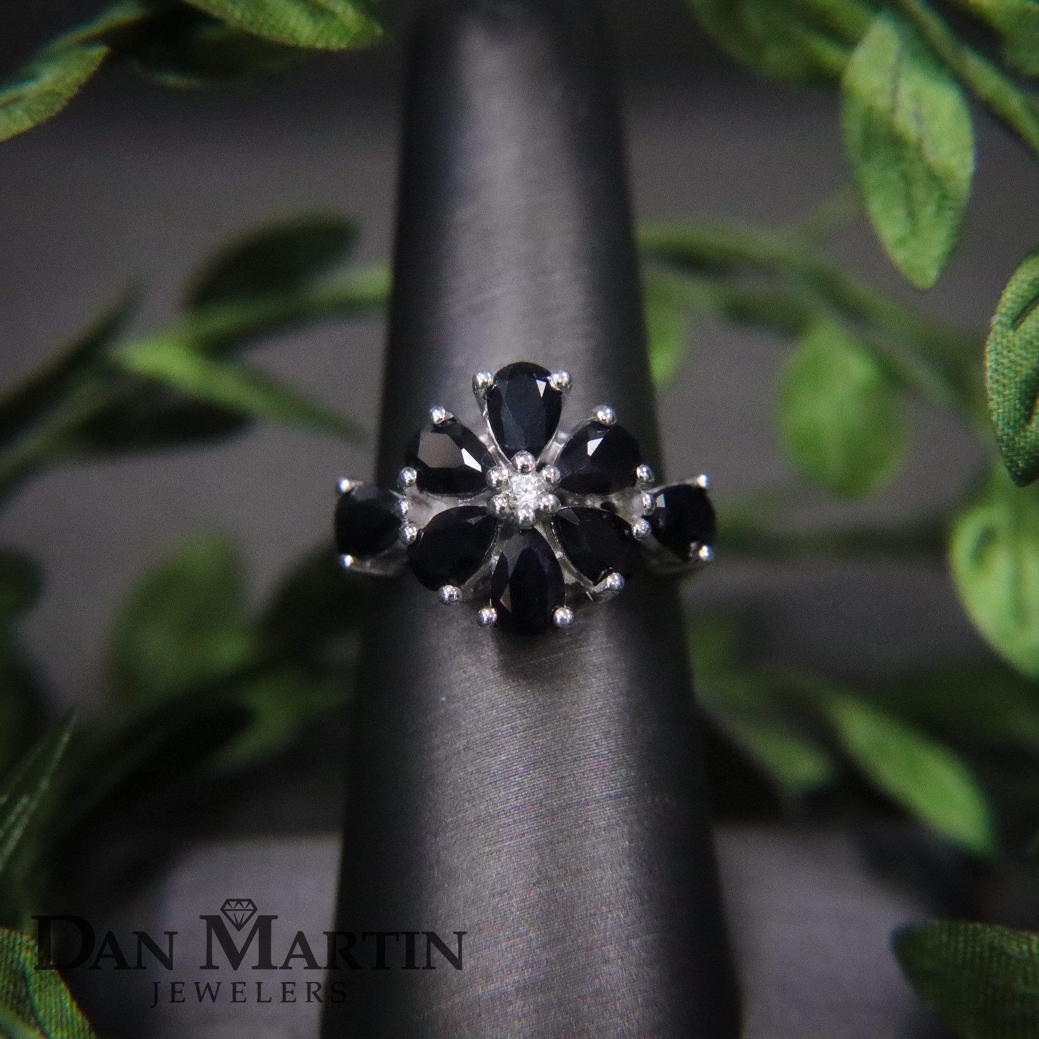 Sterling Silver 10.0CT. Blooming Sapphire Fashion Ring