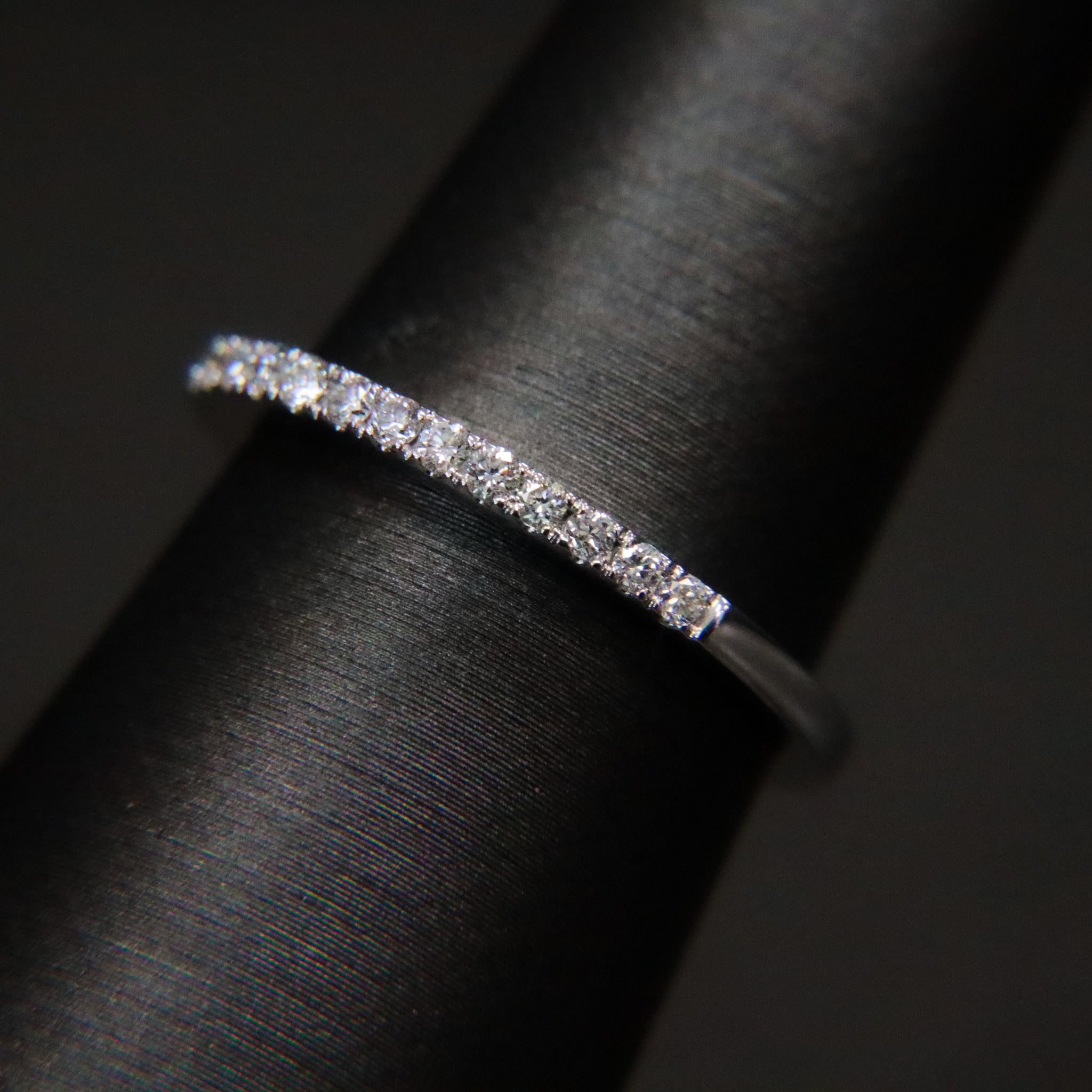 14K White Gold 1/4CT. Diamond Wedding Band