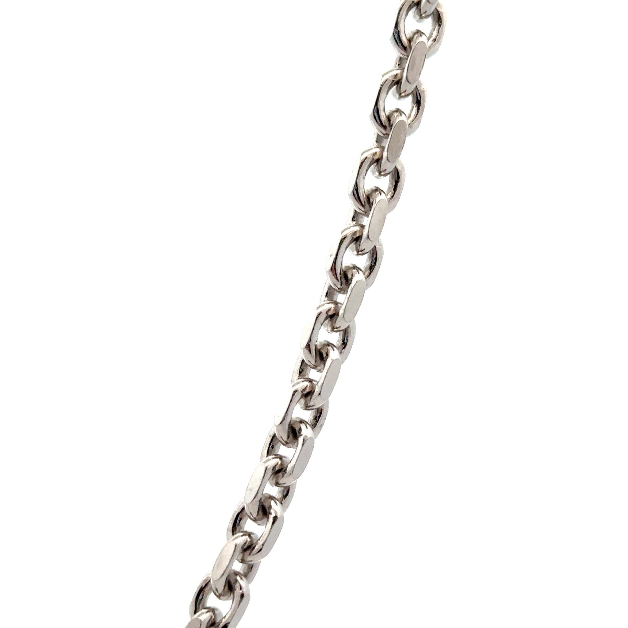Sterling Silver 22" Large Link Curb Chain