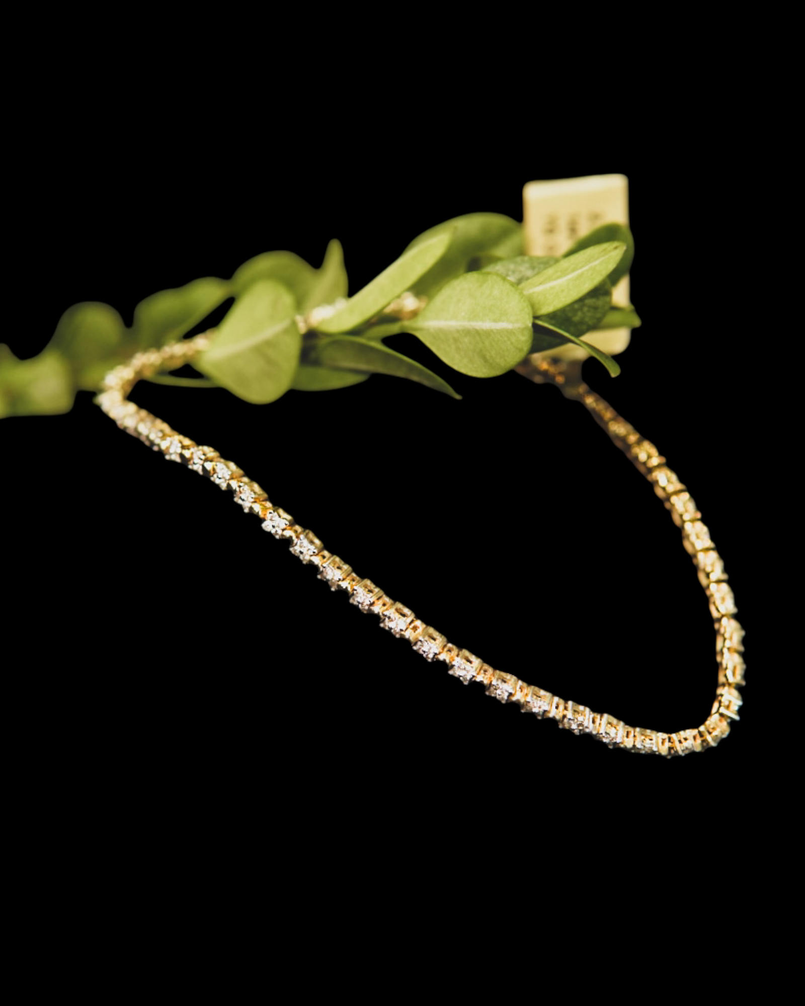 14K Yellow Gold 3/4CT. Diamond Tennis Bracelet
