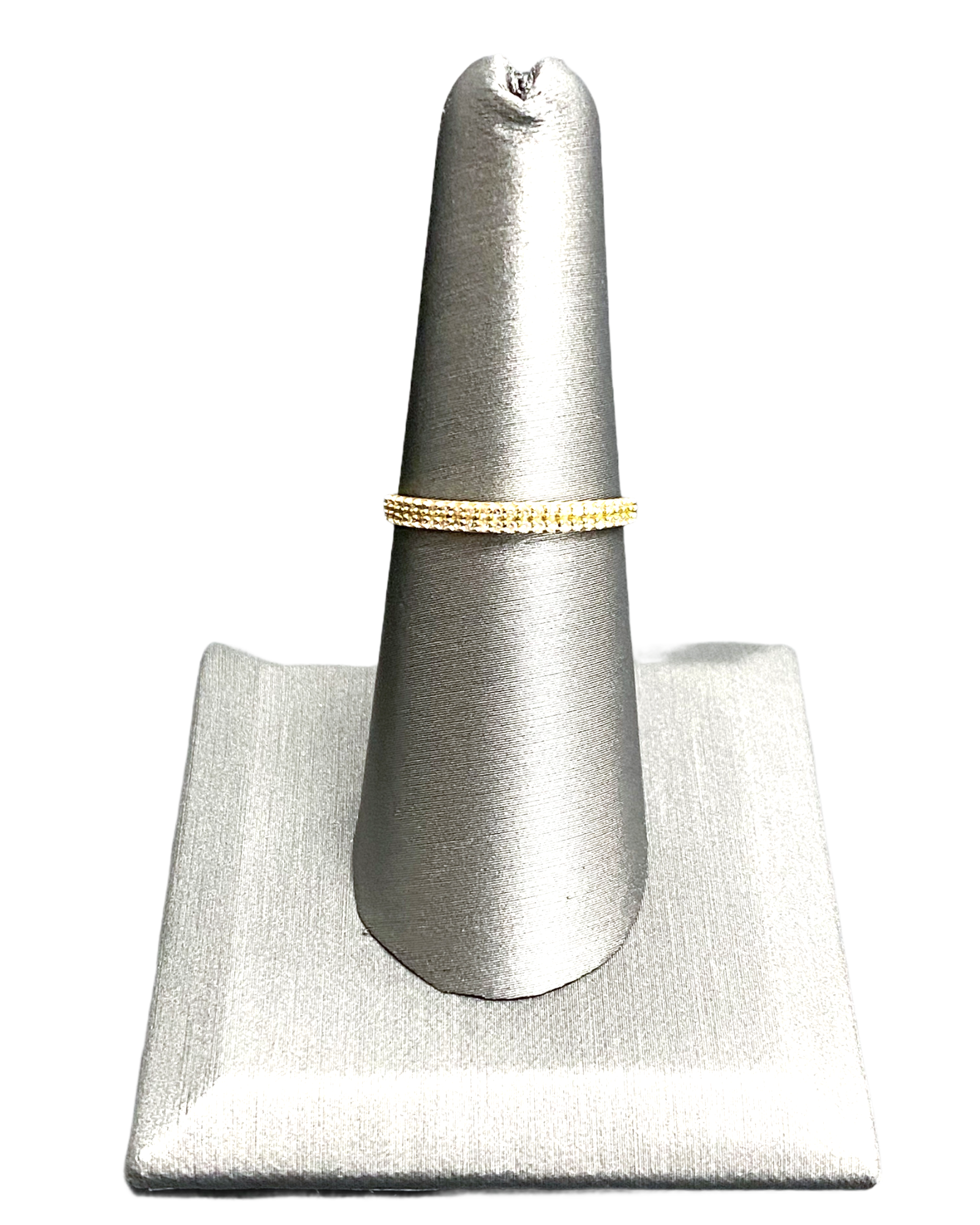 Double Band Diamond Ring