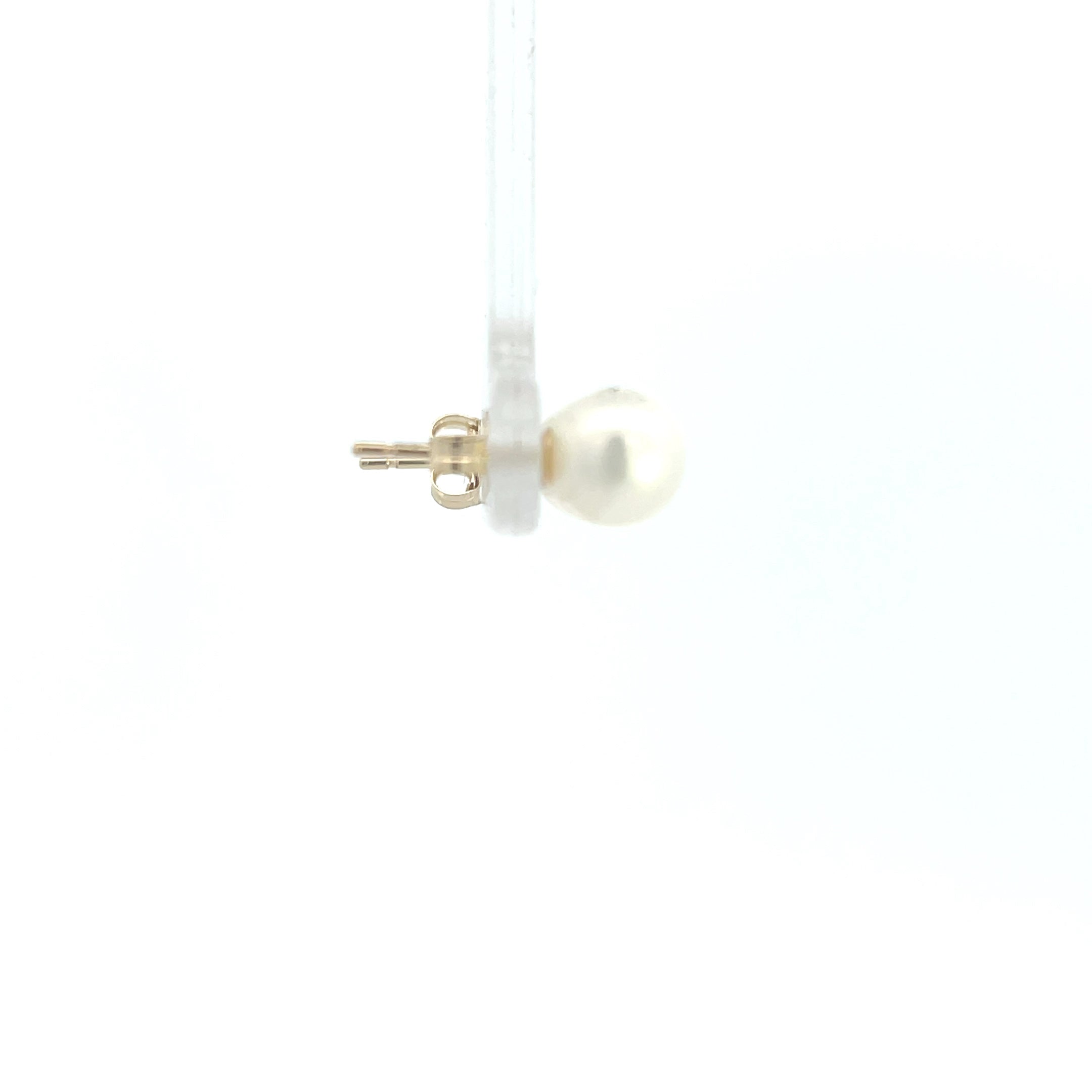 14K Yellow Gold 6MM Pearl Set