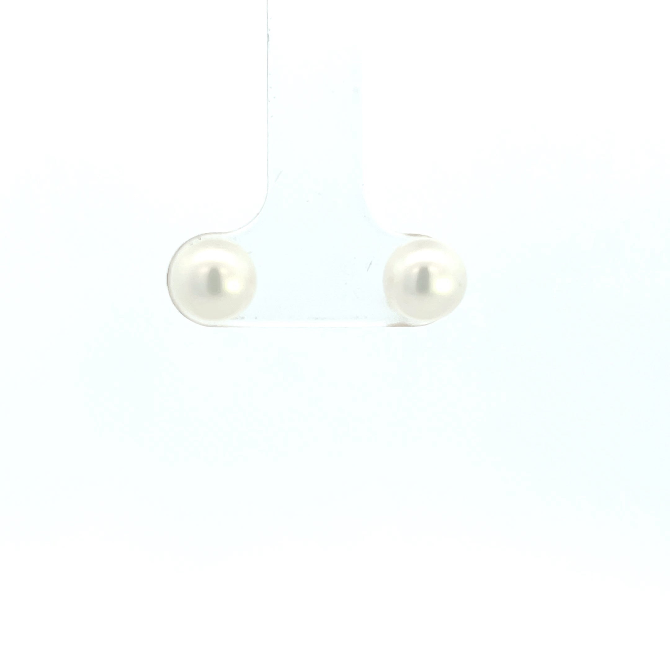 14K Yellow Gold 6MM Pearl Set