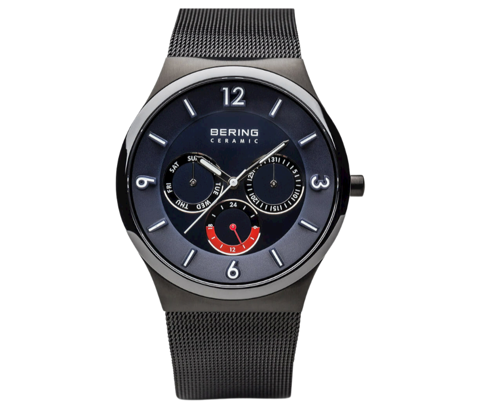 Brushed Black Design Men's Watch