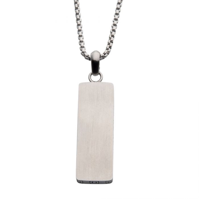 INOX Stainless Steel 45MM Engravable 22" Box Chain