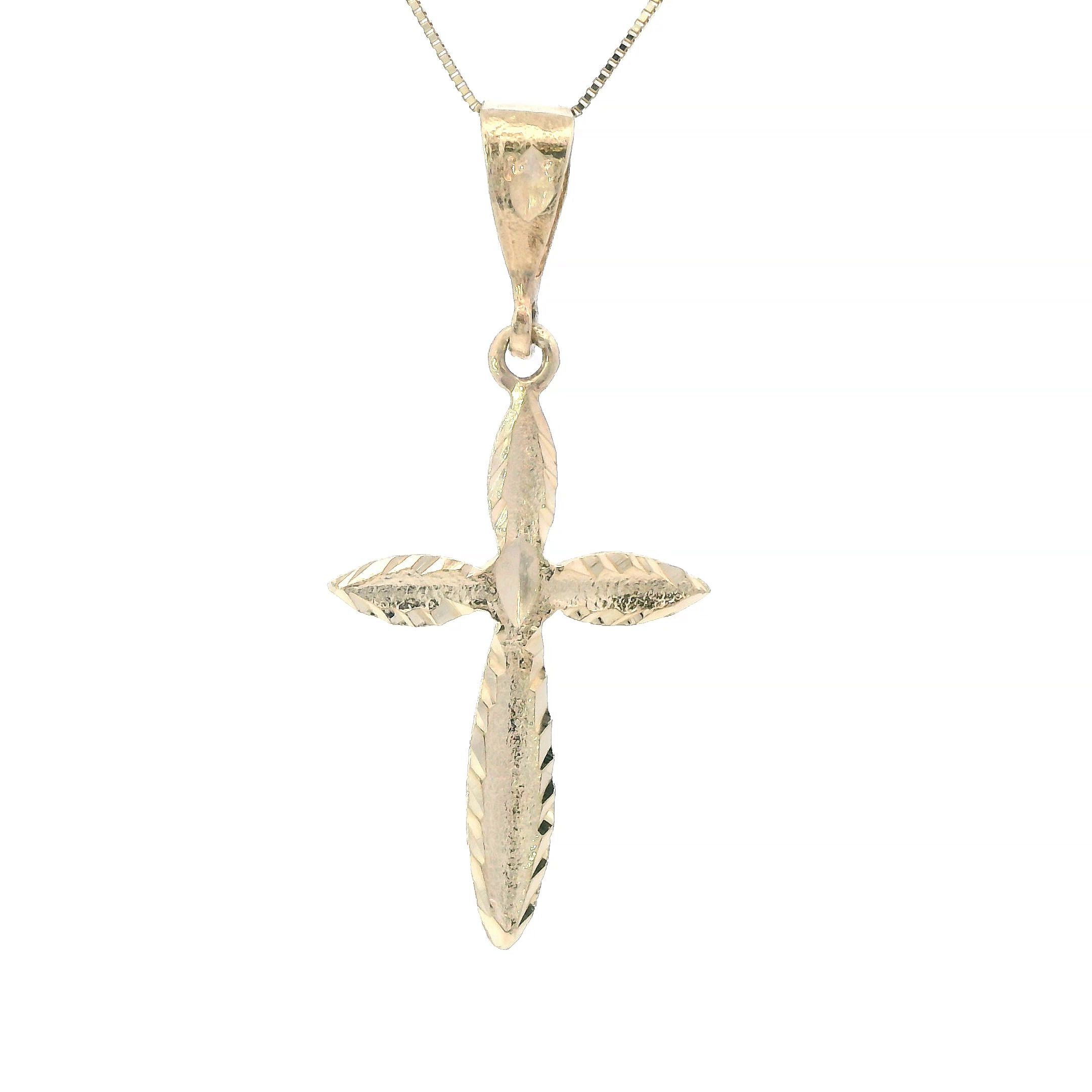 Estate Collection: 14K Yellow Gold Cross Pendant without Chain