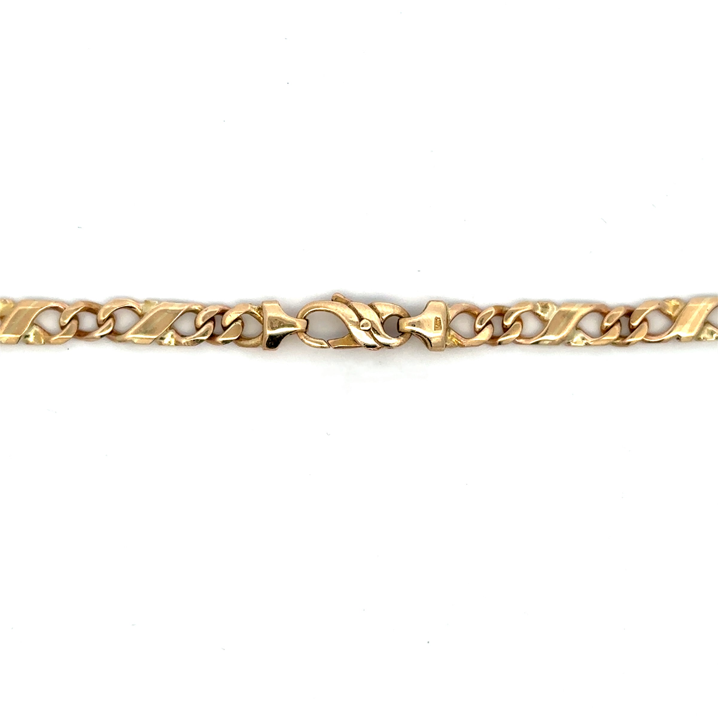 Estate Collection: 14K Yellow Gold 20" Fancy Link Chain