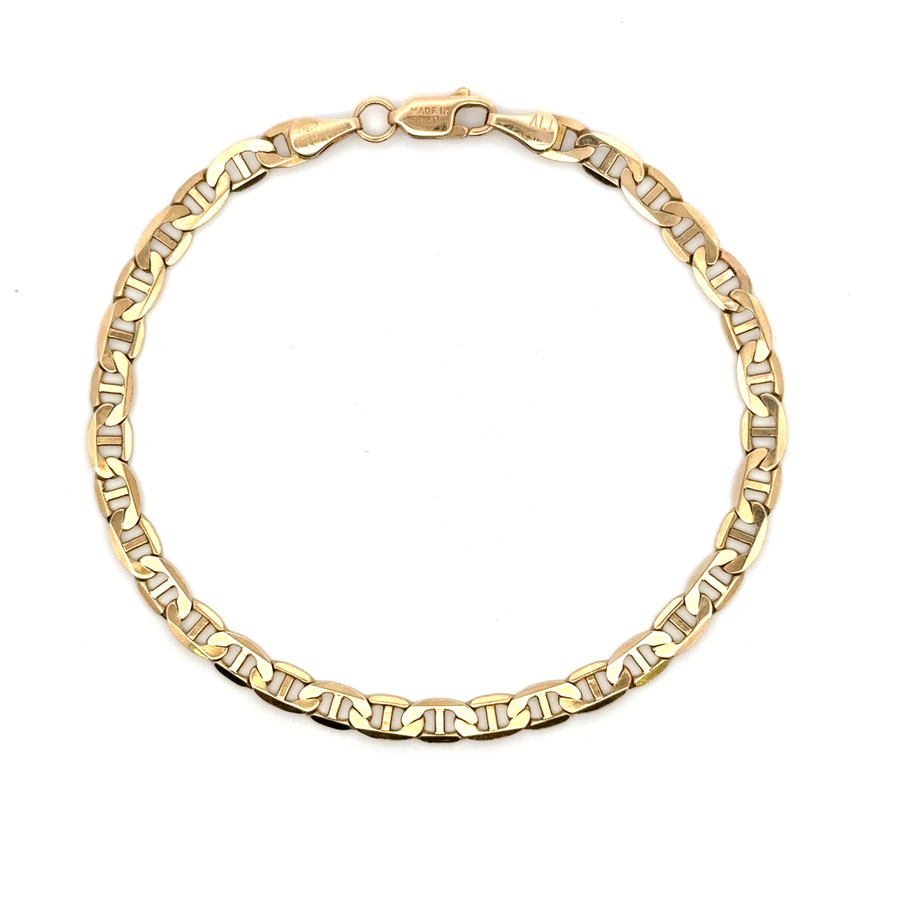Estate Collection: 10K Yellow Gold 8.5" Link Bracelet