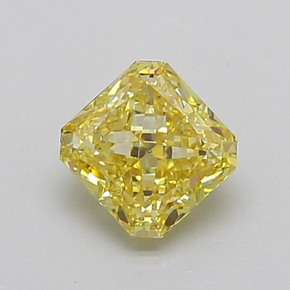 1.51CT. Certified Loose Yellow Square-Cut Lab-Grown Diamond