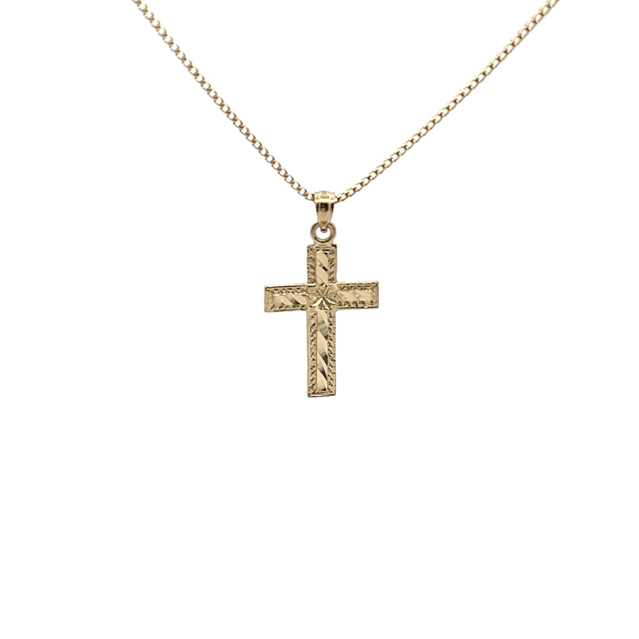 Cross Pendant hangin on chain