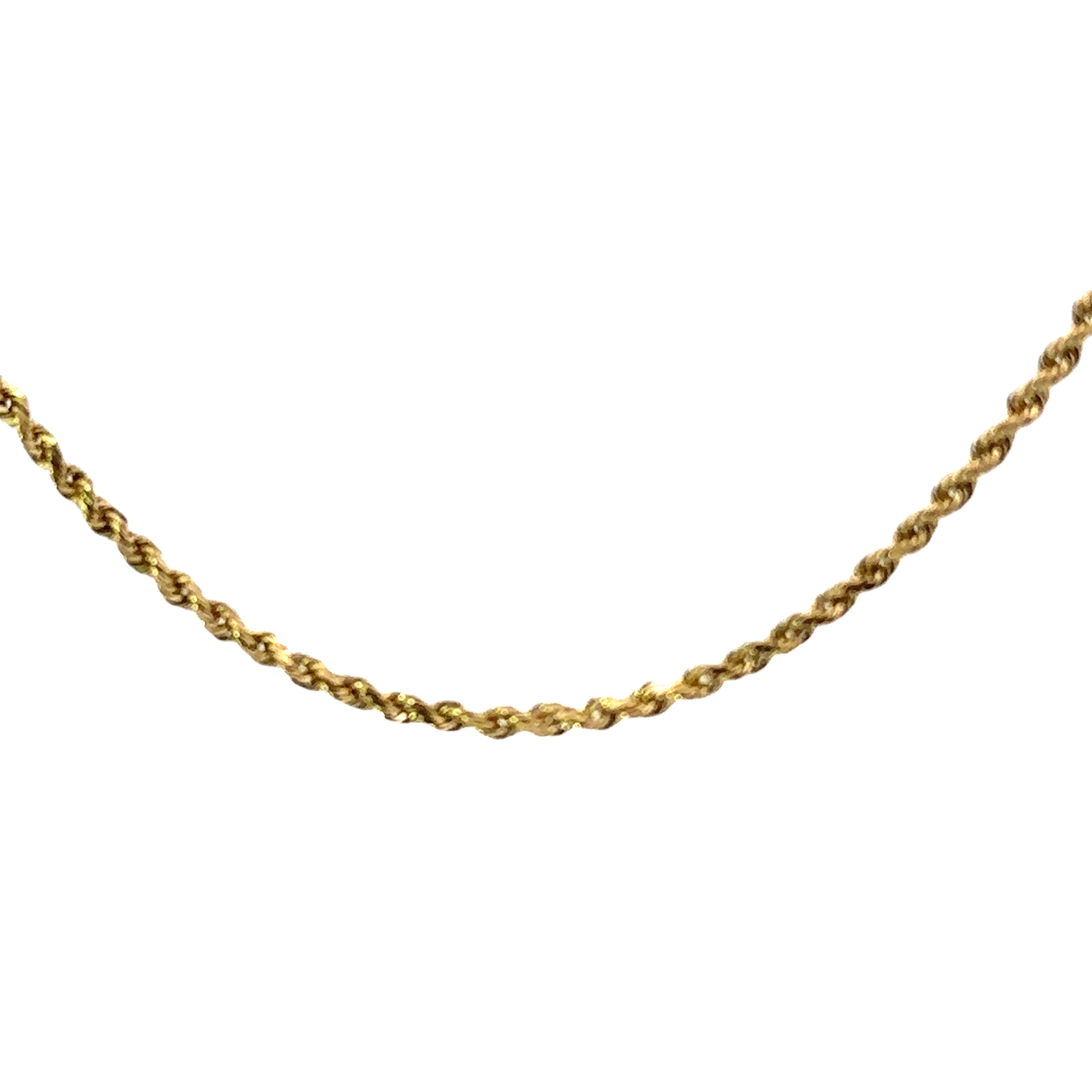 Estate Collection: 14K Yellow Gold 2.7MM 18" Rope Chain