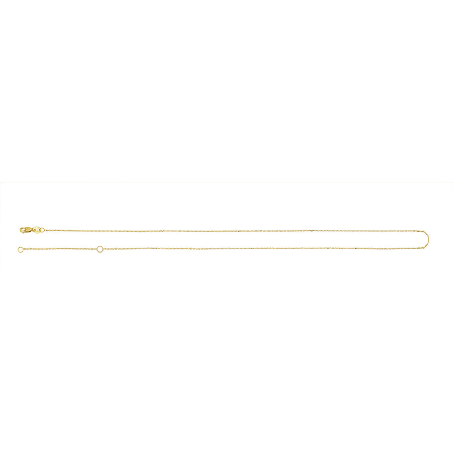 14K Yellow Gold 0.67MM 20" Box Chain