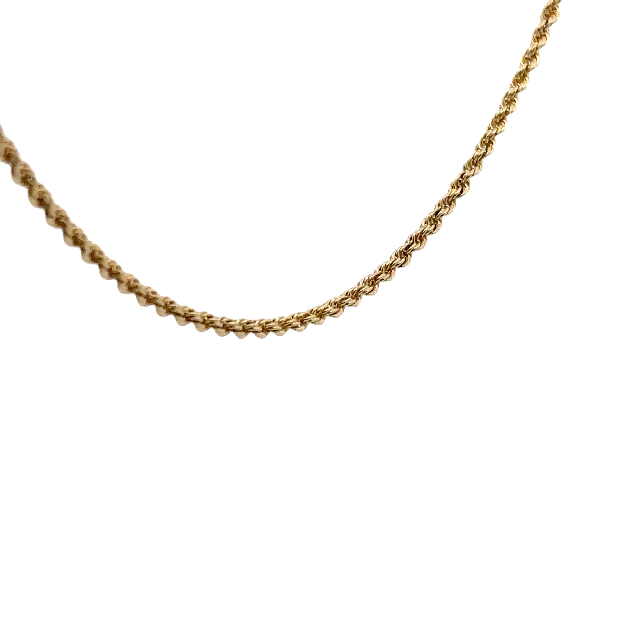 Estate Collection: 14K Yellow Gold 2.0MM Rope Chain