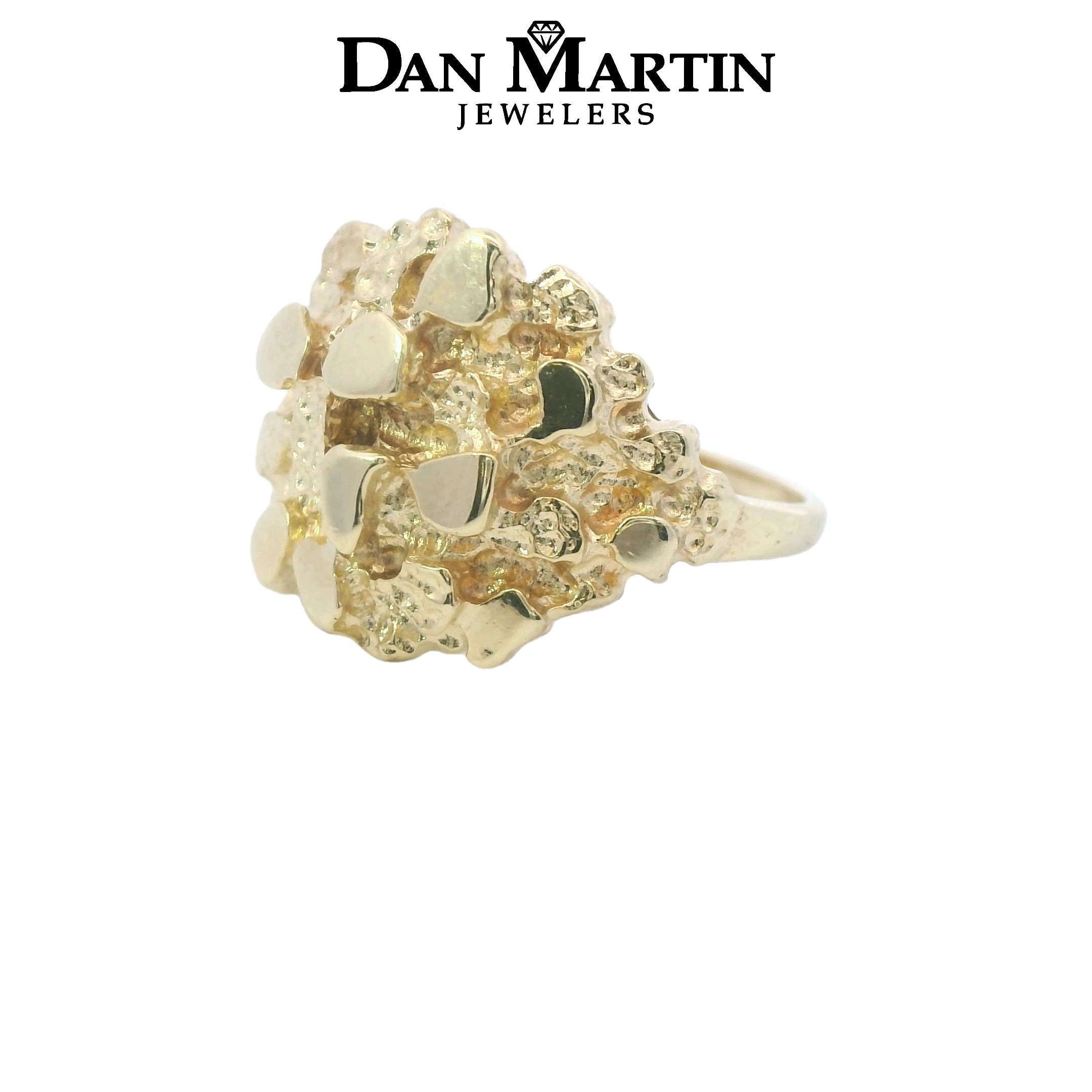 Estate Collection: 10K Yellow Gold Nugget Ring