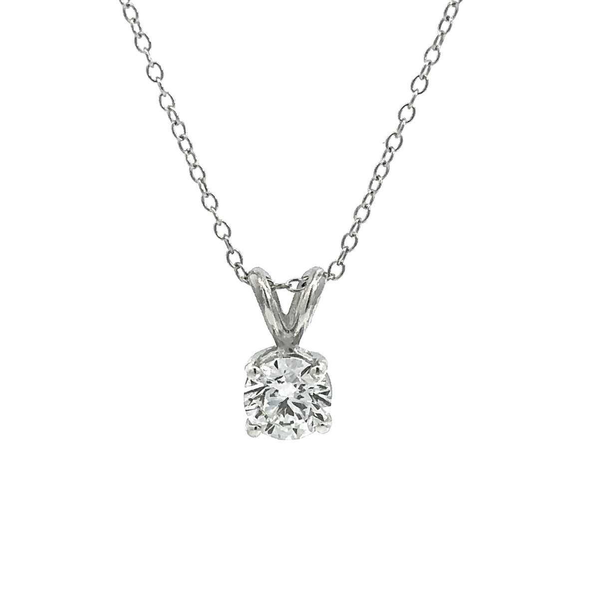 Front view of pendant white background