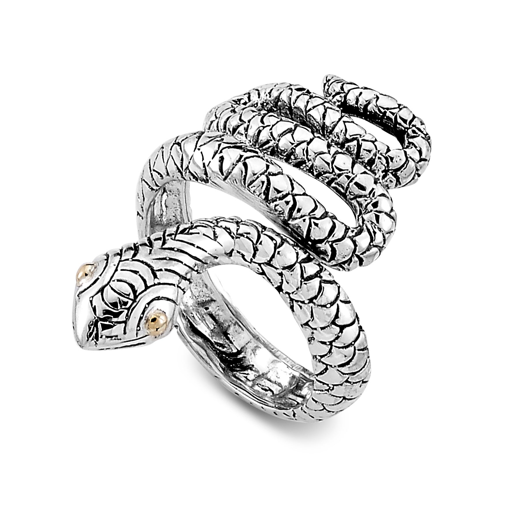 Samuel B. Sterling Silver "Slither" Snake Wrap Ring