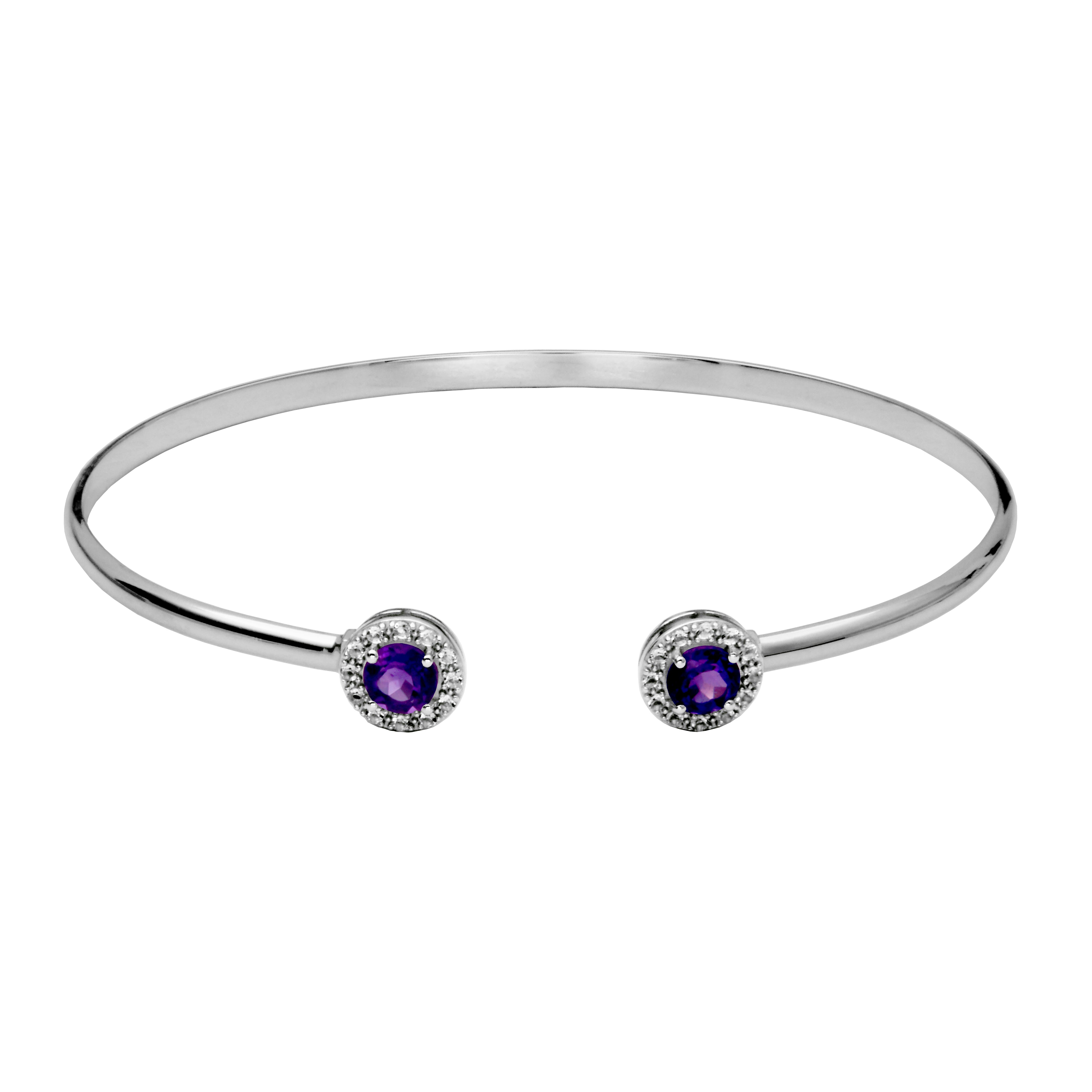 Samuel B. Amethyst "Dazzle" Bangle